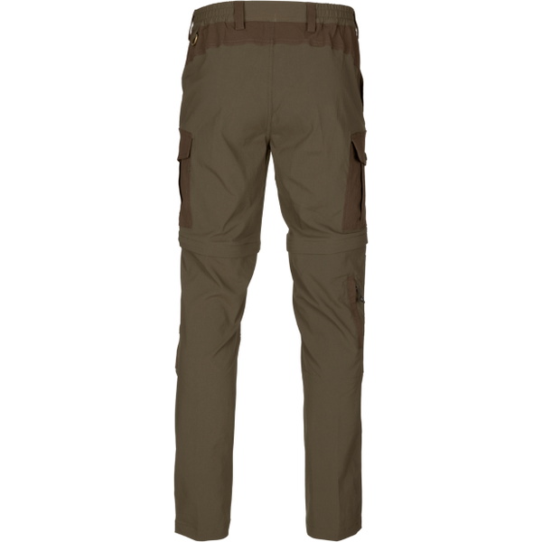 2026 Seeland Hombre Abedul Pantalones Con Cremallera Desmontable 40173 - Pine Green / Demitasse Brown